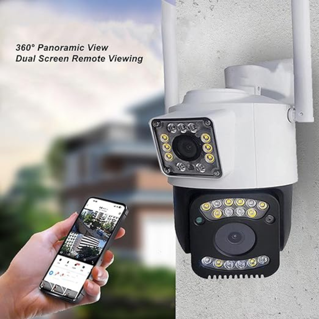 PTZ WIFI OUTDOOR DURAL LENS 2MP+2MP 4MP